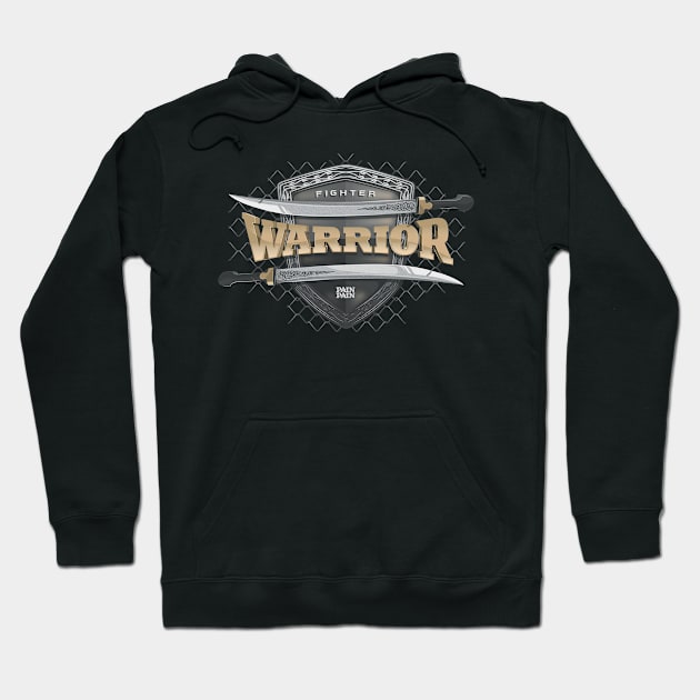 Warrior Fighter Hoodie by Kirill